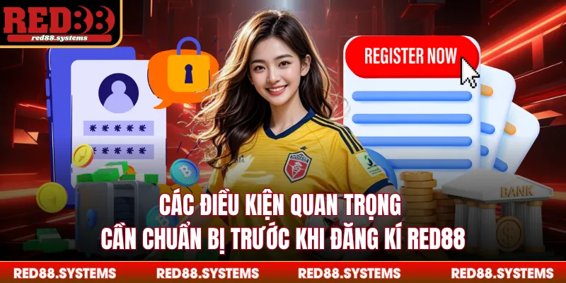 Đăng Ký RED88 - Quy Trình Cụ Thể Từ A - Z Dành Cho Bạn Các điều kiện quan trọng cần chuẩn bị trước khi đăng kí RED88